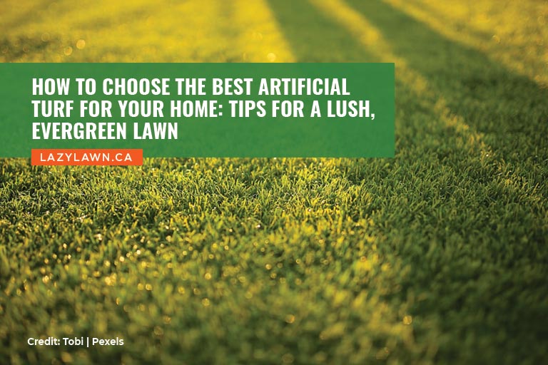 How to Choose the Best Artificial Turf for Your Home: Tips for a Lush, Evergreen Lawn