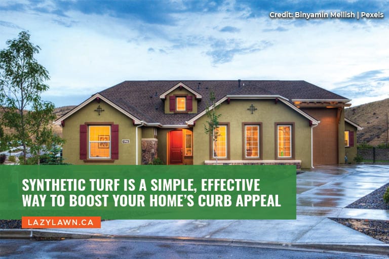 Synthetic turf is a simple, effective way to boost your home’s curb appeal